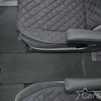 Автомобильные коврики EVA на Toyota Noah-Voxy II пр.руль (2007-2015) 2 ряд - без прохода