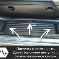 Автомобильные коврики EVA на Накладки на пороги Hyundai Grand Starex (2017->)