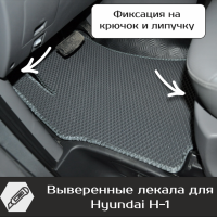 Коврики текстильные на Hyundai H-1 (2007-2018)