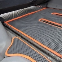 Двухслойные коврики EVA на Toyota Estima II пр.руль (2000-2006)