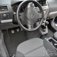 Двухслойные коврики EVA на Opel Zafira B 3 ряда (2005-2014) 