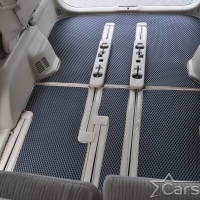 Двухслойные коврики EVA на Toyota Vellfire I пр.руль (2008-2014) 2 ряд - 3 места