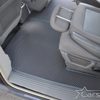 Автомобильные коврики EVA на Chrysler Grand Voyager V (2008->) 2 ряд: кресла 1+1 убираются в пол