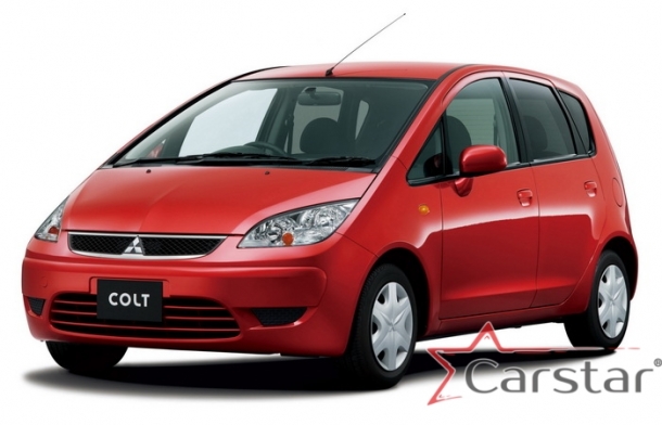 Двухслойные коврики EVA для Mitsubishi Colt VI (2003-2012)