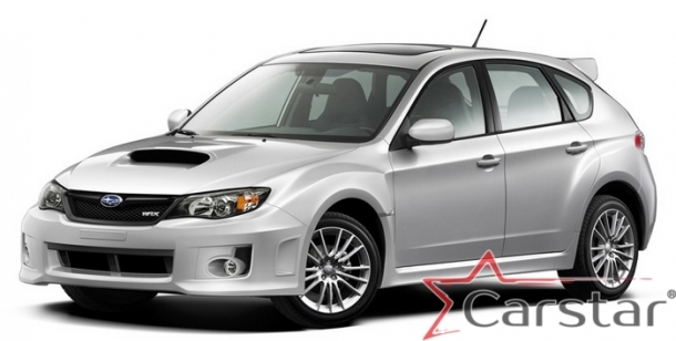 Двухслойные коврики EVA для Subaru Impreza III пр.руль (2007-2011)