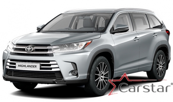 Двухслойные коврики EVA для Toyota Highlander III (2013-2019)