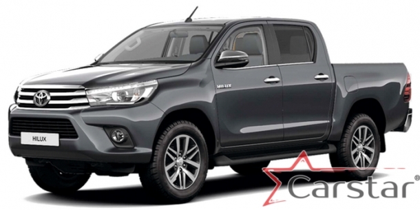 Текстильные коврики для Toyota Hilux VIII (2015->
