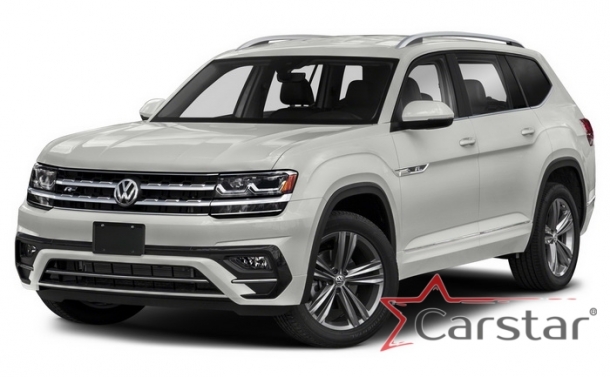 Автомобильные коврики EVA для Volkswagen Teramont I 3 ряда (2017-2024)