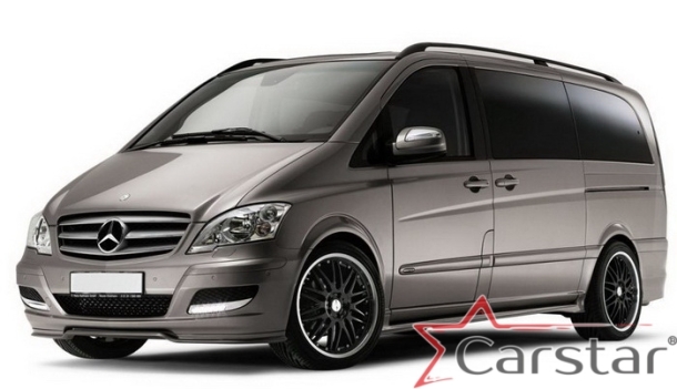 Текстильные коврики для Mercedes-Benz Viano W639 без столика (2003-2014)