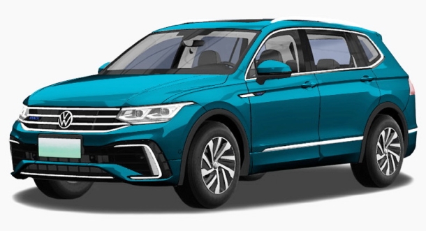Автомобильные коврики EVA 3D для Volkswagen Tiguan II L Китай (2017-2026) 